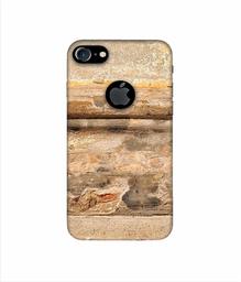 Amazon Brand - Solimo Designer Rushed Marble 3D Printed Hard Back Case Mobile Cover for Apple iPhone 7 (with Logo Cut)