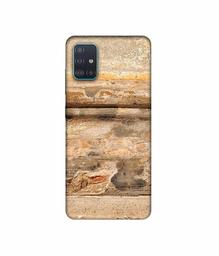 Amazon Brand - Solimo Designer Rushed Marble 3D Printed Hard Back Case Mobile Cover for Samsung Galaxy A51