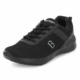 Bourge Men's Black Running Shoes-8 UK (42 EU) (9 US) (Loire-276)