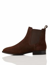 Amazon Brand - find. Women's Chelsea Boots, Brown Chocolate), US 9.5