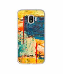 Amazon Brand - Solimo Designer Multicolor Box UV Printed Soft Back Case Mobile Cover for Samsung Galaxy J4