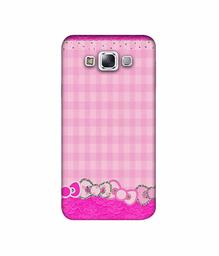 Amazon Brand - Solimo Designer Cloth Print 3D Printed Hard Back Case Mobile Cover for Samsung Galaxy E7