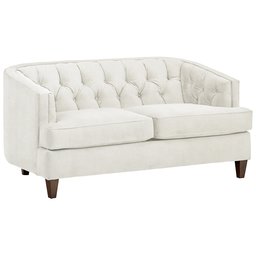 Amazon Brand – Stone & Beam Leila Tufted Living Room Loveseat Sofa Couch, 69