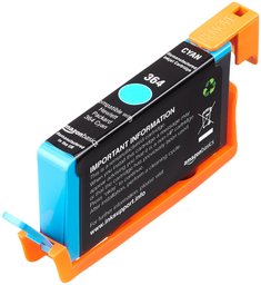 AmazonBasics Remanufactured Ink Cartridge Replacement for HP364 Cyan