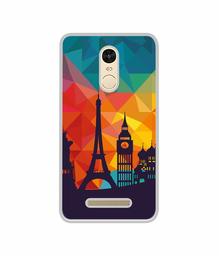 Amazon Brand - Solimo Designer Colored Paris UV Printed Soft Back Case Mobile Cover for Mi Redmi Note 3