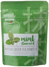 Wickedly Prime Matcha Green Tea Powder, Mint Flavored, Culinary Grade, 2 Ounce