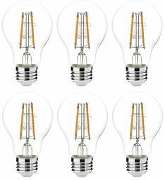 AmazonBasics – Bombillas LED regulables (A19 y A21) (redondas)