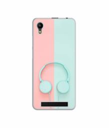 Amazon Brand - Solimo Designer Head Phone UV Printed Soft Back Case Mobile Cover for Mobiistar C1 Lite