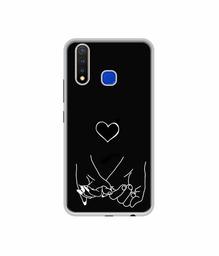 Amazon Brand - Solimo Designer Holding Hands UV Printed Soft Back Case Mobile Cover for Vivo U20