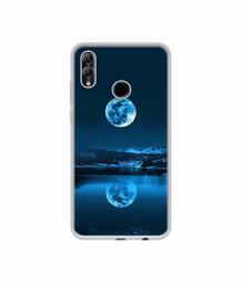 Amazon Brand - Solimo Designer Moon Pattern Print UV Printed Soft Back Case Mobile Cover for Honor 10 Lite