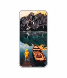 Amazon Brand - Solimo Designer Lake View UV Printed Soft Back Case Mobile Cover for Micromax Yu Yureka Black