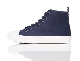 RED WAGON Boys’ Lace Up Hi-Top Trainers Blue (Navy) 3 UK (35.5 EU)