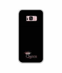 Amazon Brand - Solimo Designer Queen UV Printed Soft Back Case Mobile Cover for Samsung Galaxy S8 Plus