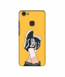 Amazon Brand - Solimo Designer Boy Shoes Pattern 3D Printed Hard Back Case Mobile Cover for Vivo V7 Plus