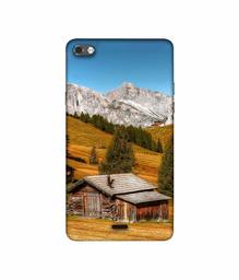 Amazon Brand - Solimo Designer Hut 3D Printed Hard Back Case Mobile Cover for Micromax Canvas Sliver 5 Q450