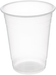 AmazonBasics - Bicchieri in plastica, trasparenti, 16OZ, Trasparente