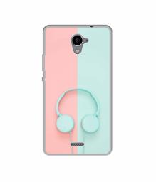 Amazon Brand - Solimo Designer Head Phone UV Printed Soft Back Case Mobile Cover for Panasonic Eluga Ray X