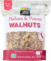 365 EVERYDAY VALUE Walnut Halves And Pieces, 16 OZ