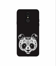 Amazon Brand - Solimo Designer Panda Illustrator 3D Printed Hard Back Case Mobile Cover for LG Q7