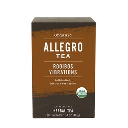 Allegro Tea, Organic Rooibos Vibrations Tea Bags, 20 ct