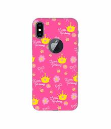 Amazon Brand - Solimo Designer Little Princess Pattern 3D Printed Hard Back Case Mobile Cover for Apple iPhone Xs Max (Logo Cut)