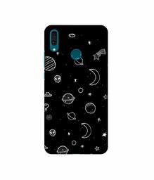 Amazon Brand - Solimo Designer Solar System 3D Printed Hard Back Case Mobile Cover for Huawei Y9 (2019)