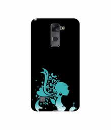 Amazon Brand - Solimo Designer Lady Vector N 3D Printed Hard Back Case Mobile Cover for LG Stylus 2