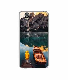 Amazon Brand - Solimo Designer Lake View UV Printed Soft Back Case Mobile Cover for Gionee P5 Mini