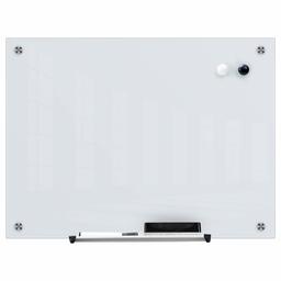 AmazonBasics Glass Dry-Erase Board - Frosted, Non-Magnetic,1.5' x 2'