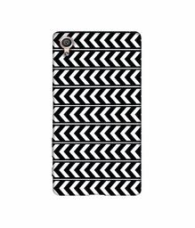 Amazon Brand - Solimo Designer Horizontal Arrow Texture 3D Printed Hard Back Case Mobile Cover for Sony Xperia X