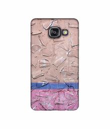 Amazon Brand - Solimo Designer Texture On Wall 3D Printed Hard Back Case Mobile Cover for Samsung Galaxy A3 (2016)