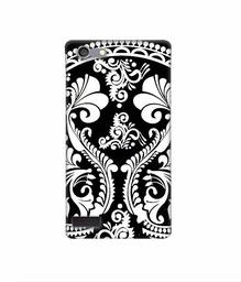 Amazon Brand - Solimo Designer Round White Rangoli 3D Printed Hard Back Case Mobile Cover for Oppo Neo 7