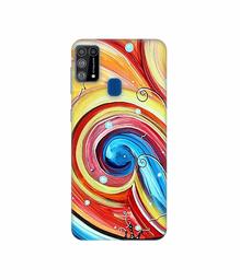 Amazon Brand - Solimo Designer Abstarct Color Mixing 3D Printed Hard Back Case Mobile Cover for Samsung Galaxy M31