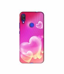 Amazon Brand - Solimo Designer Heart Abstract 3D Printed Hard Back Case Mobile Cover for Xiaomi Redmi Note 7 Pro