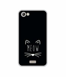 Amazon Brand - Solimo Designer Meow UV Printed Soft Back Case Mobile Cover for Lyf Water 11