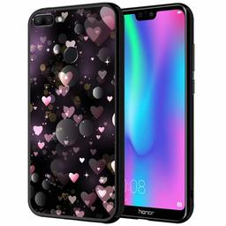 Amazon Brand - Solimo Designer Hearts Printed Hard Back Case Mobile Cover for Huawei Honor 9N (D1223)