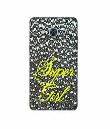 Amazon Brand - Solimo Designer Super Girl On Foil 3D Printed Hard Back Case Mobile Cover for Samsung Galaxy J3 Pro