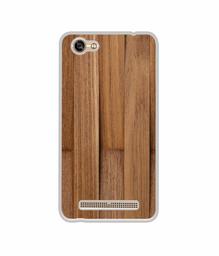 Amazon Brand - Solimo Designer Wooden Art UV Printed Soft Back Case Mobile Cover for Lava A77