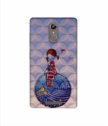 Amazon Brand - Solimo Designer Lady Vector Patternn 3D Printed Hard Back Case Mobile Cover for Gionee S6s