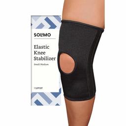 Amazon Brand - Solimo Elastic Knee Stabilizer, Small/Medium