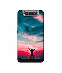 Amazon Brand - Solimo Designer Nature Painting 3D Printed Hard Back Case Mobile Cover for Samsung Galaxy A80