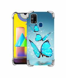 Amazon Brand - Solimo Designer Flying Butterflies UV Printed Soft Back Case Mobile Cover for Samsung Galaxy M31