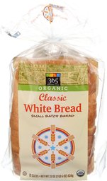 365 Everyday Value, Organic Classic White Small Batch Bread, 22 oz (Frozen)