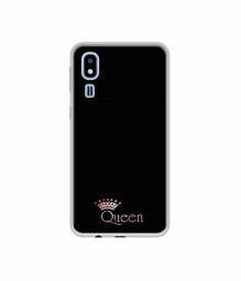 Amazon Brand - Solimo Designer Queen UV Printed Soft Back Case Mobile Cover for Samsung Galaxy A2 Core