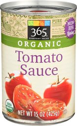 365 Everyday Value, Organic Tomato Sauce, 15 oz