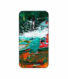 Amazon Brand - Solimo Designer Multicolor Glass Color 3D Printed Hard Back Case Mobile Cover for Asus Zenfone Selfie ZD551KL