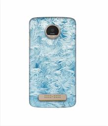 Amazon Brand - Solimo Designer Feather Texture 3D Printed Hard Back Case Mobile Cover for Motorola Moto Z Play