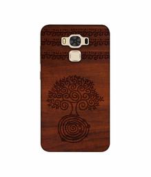 Amazon Brand - Solimo Designer Engraved Patten 3D Printed Hard Back Case Mobile Cover for Asus Zenfone 3 Max ZC553KL