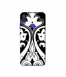 Amazon Brand - Solimo Designer S Shape Rangoli 3D Printed Hard Back Case Mobile Cover for Xiaomi Redmi Note 7 Pro