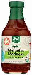 365 Everyday Value, Organic Memphis Madness Barbecue Sauce, 18 oz